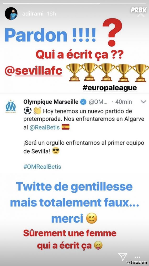 Adil Rami provoque la colère des internautes avec ce tweet