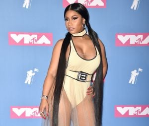Nicki Minaj sur le red carpet des MTV VMA 2018.