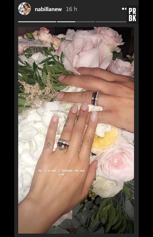 Nabilla Benattia fiancée à Thomas Vergara : les futurs mariés dévoilent leurs bagues de fiançailles !