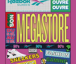 Reebok lance son Megastore éphémère en du 4 au 19 octobre 2018 à Paris