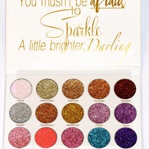 La palette d'ombres à paupières "Born To Sparkle" de Sheree Cosmetics.