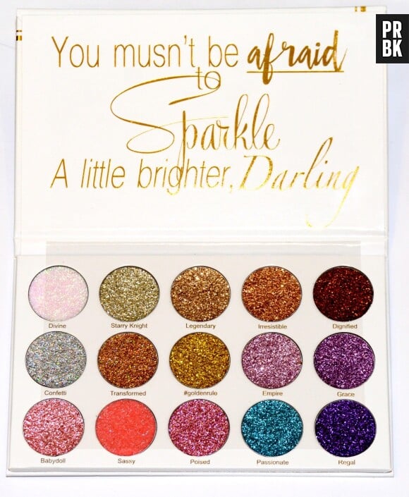 La palette d'ombres à paupières "Born To Sparkle" de Sheree Cosmetics.