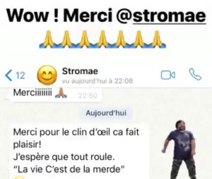 Kev Adams félicité par Stromae après son sketch aux NMA 2018