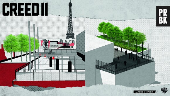 Creed 2 : Warner Bros installe des équipements de Boxe à Paris