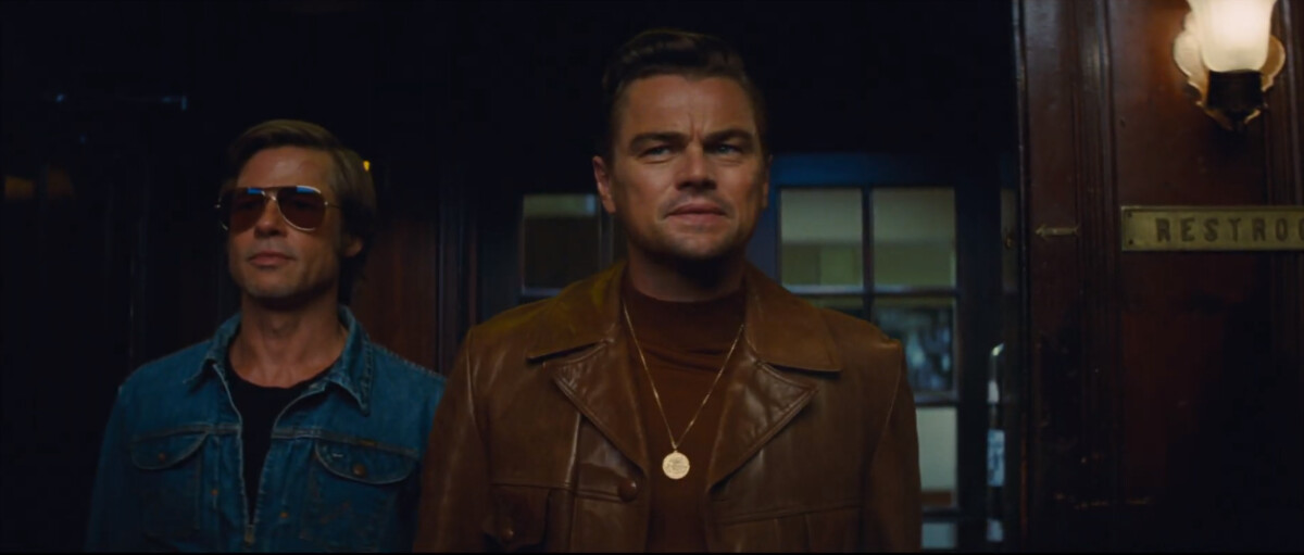 T-shirt Homme Once Upon A Time In Hollywood, Brad Pitt, Blanc - 100% Coton, Coupe Classique, Motif Cinéma - 9