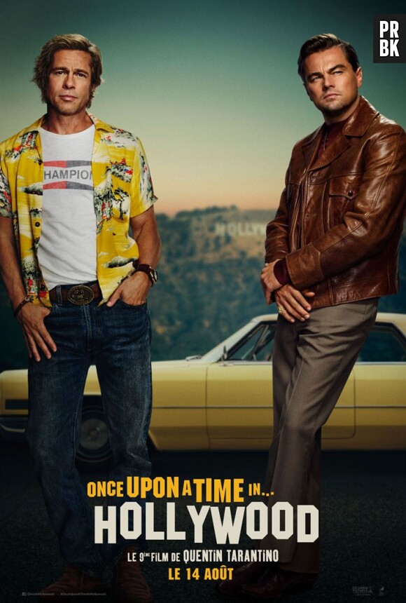 Once Upon a Time in Hollywood : l'affiche avec Brad Pitt et Leonardo DiCaprio