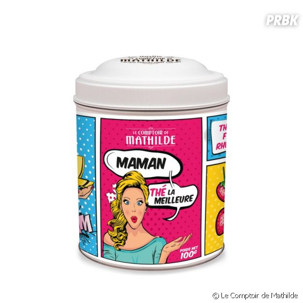 Le thé vert à la fraise et à la rhubarbe Le Comptoir de Mathilde