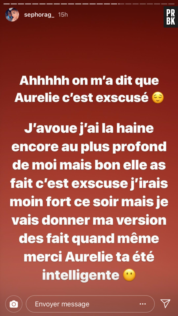 Sephora (Les Anges 11) réagit aux excuses d'Aurélie Dotremont