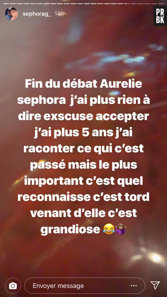 Sephora (Les Anges 11) s'exprime après son clash avec Aurélie Dotremont