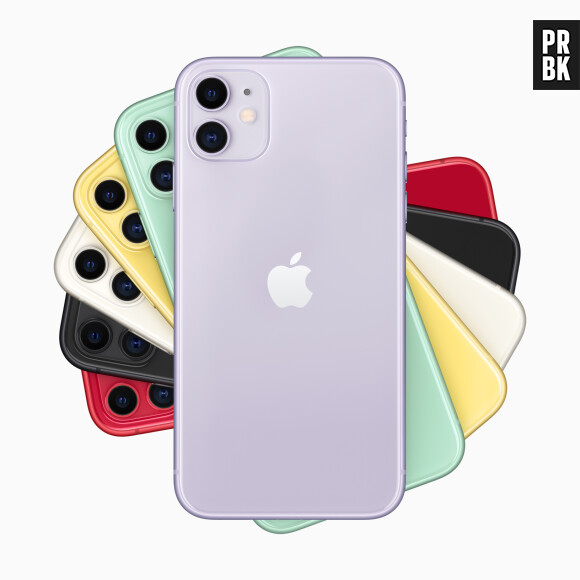 L'iPhone 11 sera dispo en 6 couleurs : mauve, jaune, vert, noir, blanc et rouge
