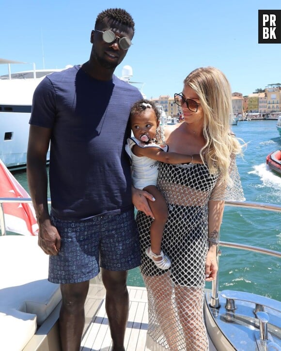 Emilie Fiorelli pose en famille avec M'Baye Niang et Louna