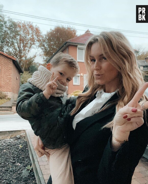 Aurélie Van Daelen complice avec son fils Pharell