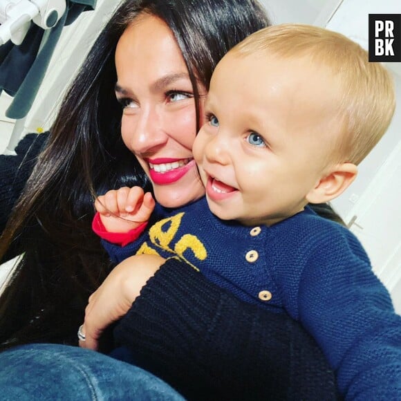 Julie Ricci pose avec son fils Gianni sur Instagram