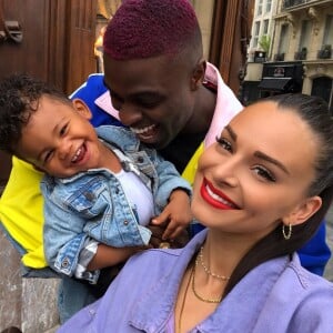 Olivia (La bataille des couples 2) et Alexandre avec leur fils Cameron