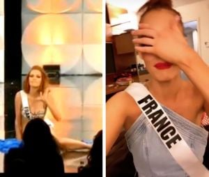 Miss Univers 2019 : Maëva Coucke chute violement en plein défilé, elle réagit avec humour