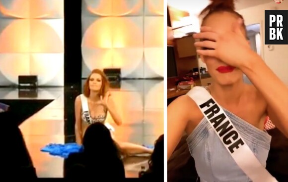 Miss Univers 2019 : Maëva Coucke chute violement en plein défilé, elle réagit avec humour