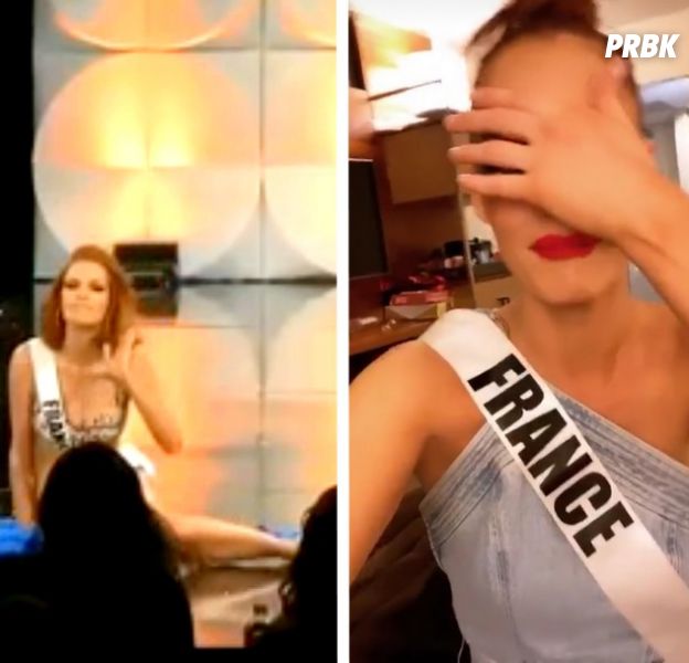 Miss Univers 2019 : Maëva Coucke chute violement en plein défilé, elle réagit avec humour