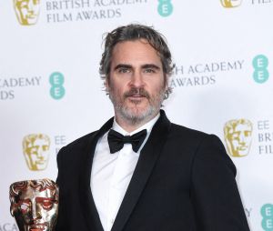 Joaquin Phoenix gagnant aux BAFTA 2020 le dimanche 2 février à Londres