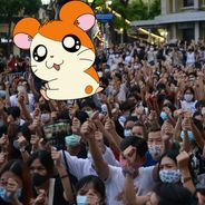Hamtaro : quand le célèbre hamster devient un symbole des manifs contre le gouvernement en Thaïlande