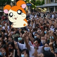 Hamtaro : quand le célèbre hamster devient un symbole des manifs contre le gouvernement en Thaïlande