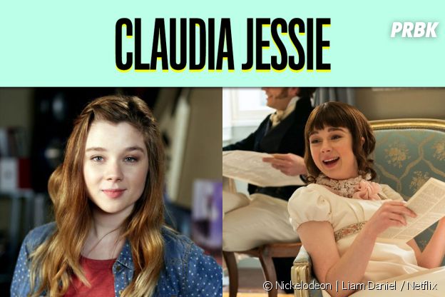 Claudia Jessie dans son premier rôle vs dans La Chronique des Bridgerton