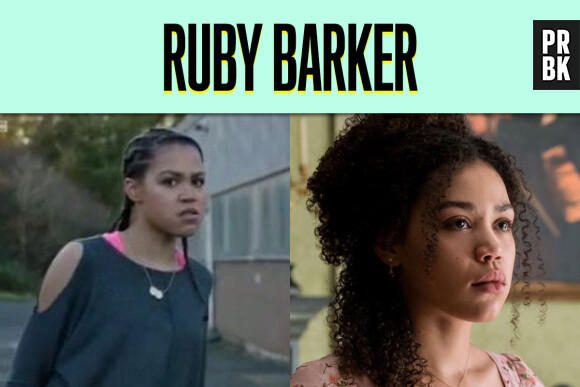 Ruby Barker dans son premier rôle vs dans La Chronique des Bridgerton