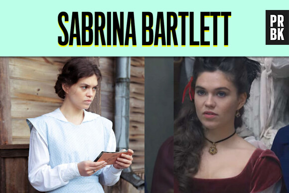 Sabrina Bartlett dans son premier rôle vs dans La Chronique des Bridgerton