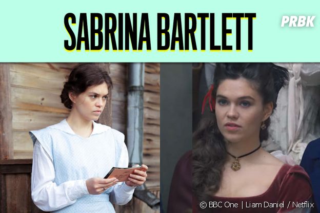 Sabrina Bartlett dans son premier rôle vs dans La Chronique des Bridgerton