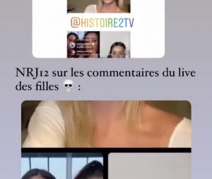 Les Vacances des Anges 4 : le (faux) message de NRJ 12 lors du live Instagram d'Angèle, Céline, Rawell, Rania et Sarah