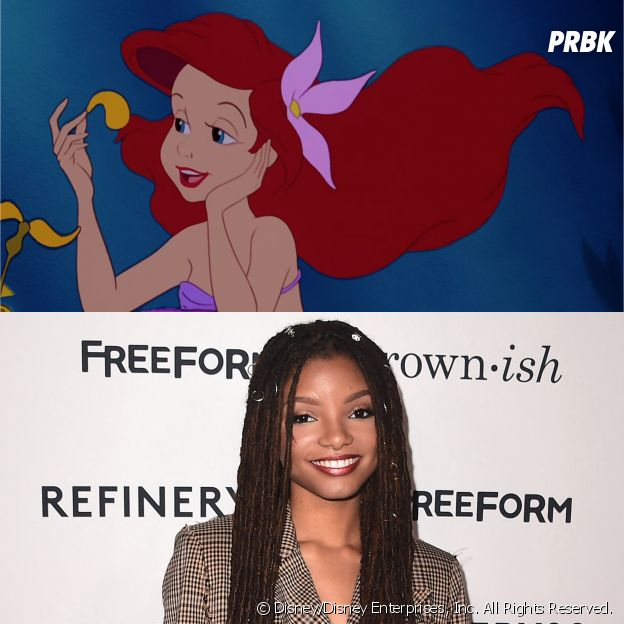 Les persos dans les Disney VS dans les live action