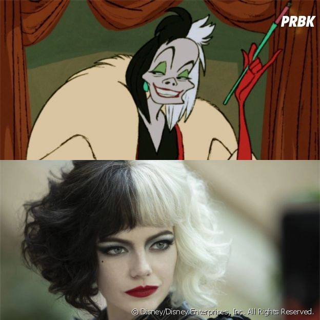 Les persos dans les Disney VS dans les live action
