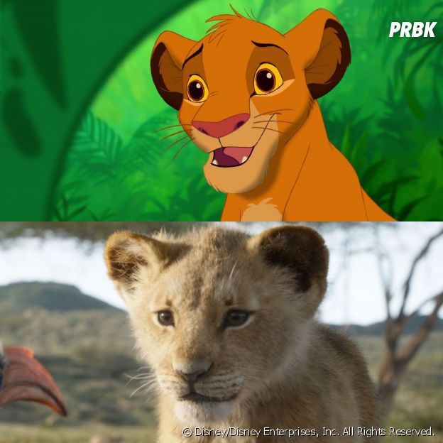 Les persos Disney dans les dessins-animés VS dans les lives-action