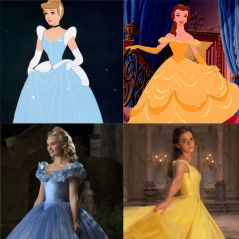 Cendrillon, La Belle et la Bête... les personnages dans les dessins-animés VS dans les films