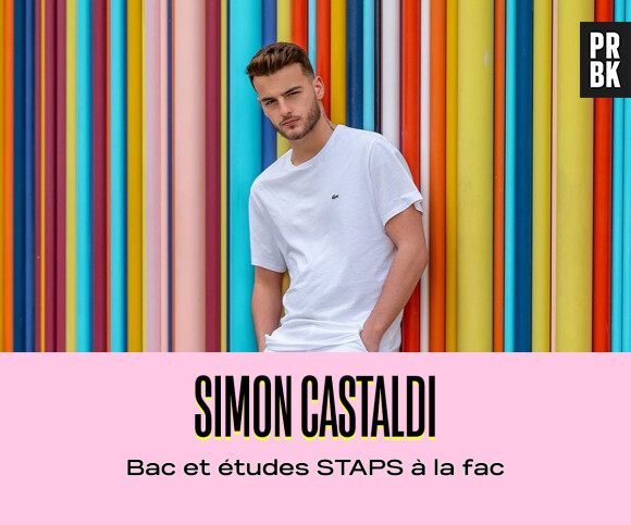 Simon Castaldi a fait des études de sport