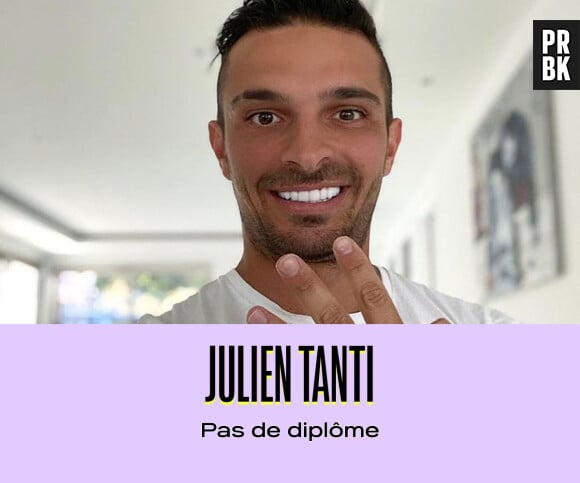 Julien Tanti n'a pas de diplôme