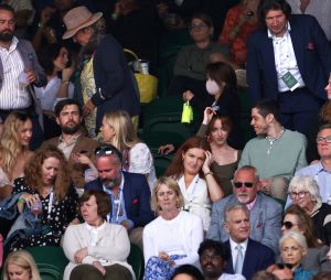 Phoebe Dynevor et Pete Davidson à Wimbledon le 3 juillet 2021