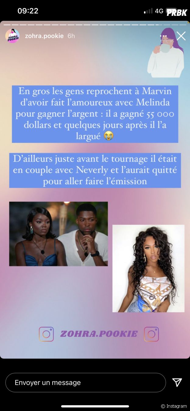 Marvin (Too Hot To Handle) pas sincère avec Melinda ? Il l'aurait