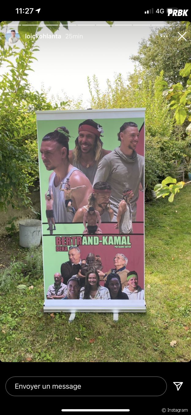 Loïc (Koh Lanta, La Légende) aux côtés des parents de Bertrand-Kamal, Annick et Samir, et de sa petite amie Lucie