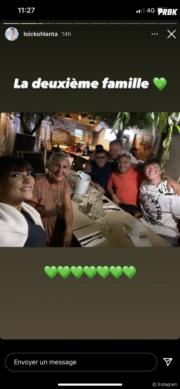 Loïc (Koh Lanta, La Légende) aux côtés des parents de Bertrand-Kamal, Annick et Samir, et de sa petite amie Lucie