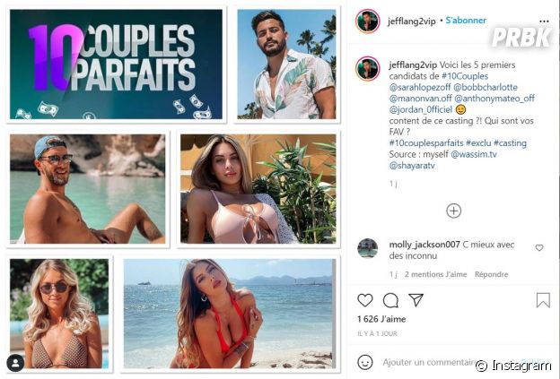 10 couples parfaits 5 : les candidats dévoilés ? Plusieurs blogueurs se sont exprimés sur le casting