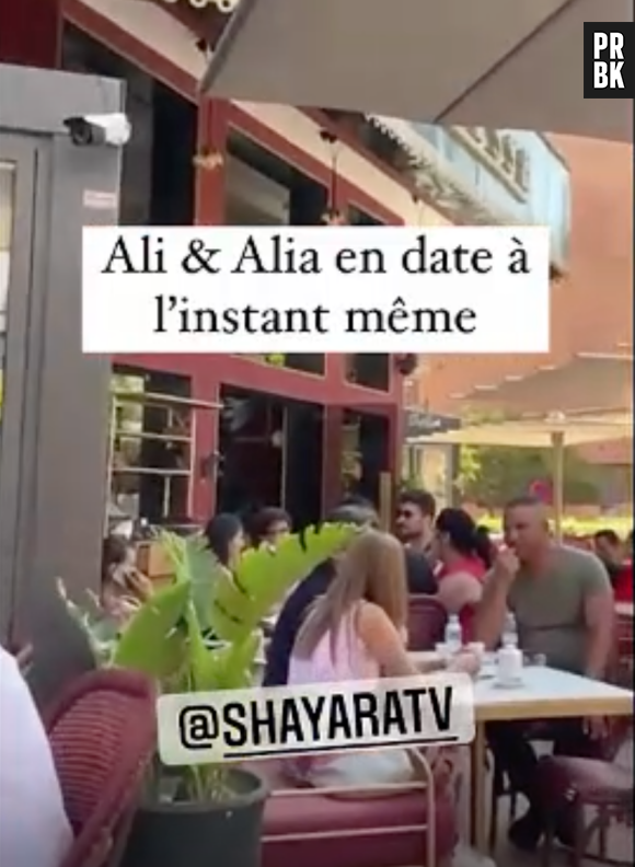 Ali Suna et Alia Chergui aperçus ensemble dans un restaurant