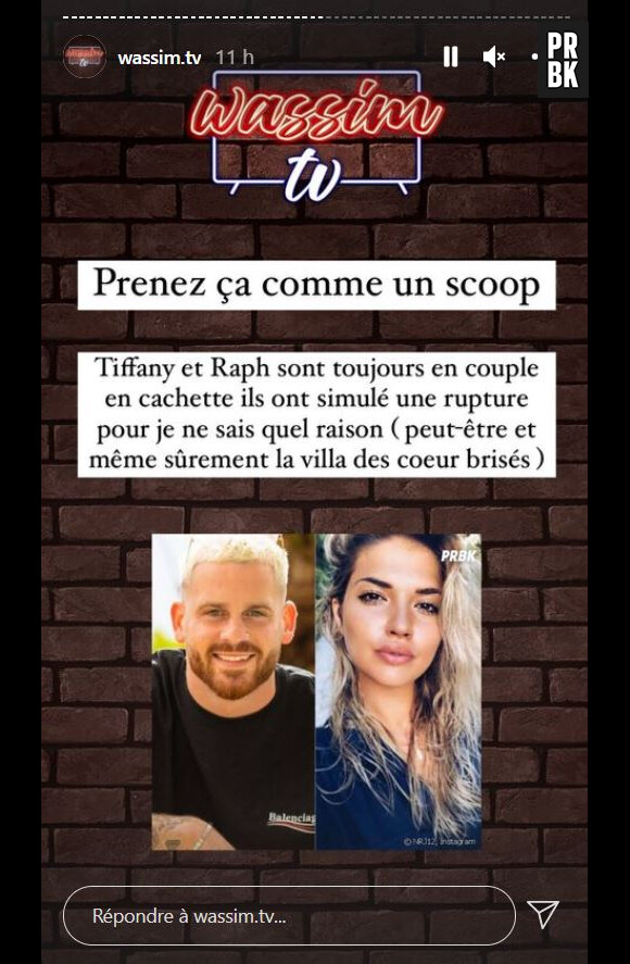 La Bataille des Couples 3 : Tiffany et Raphaël accusés d'avoir fait une fausse rupture pour faire La Villa des Coeurs Brisés, Raph dément