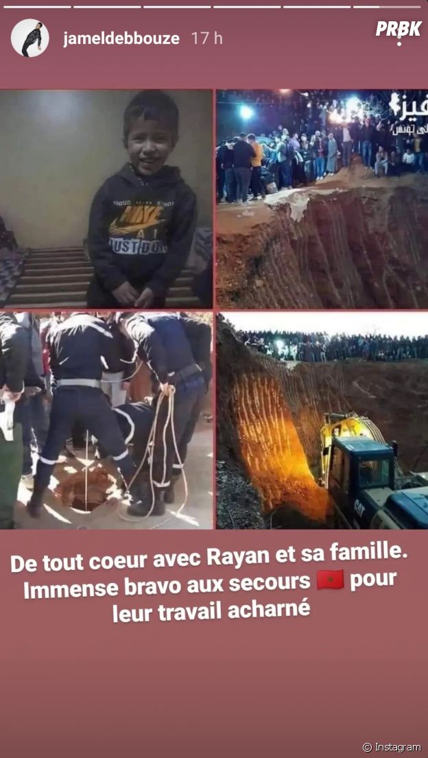 Rayan, bloqué depuis dans un puits au Maroc : de nombreuses personnalités ont apporté leur soutien sur les réseaux. L'enfant de 5 ans est depuis décédé.