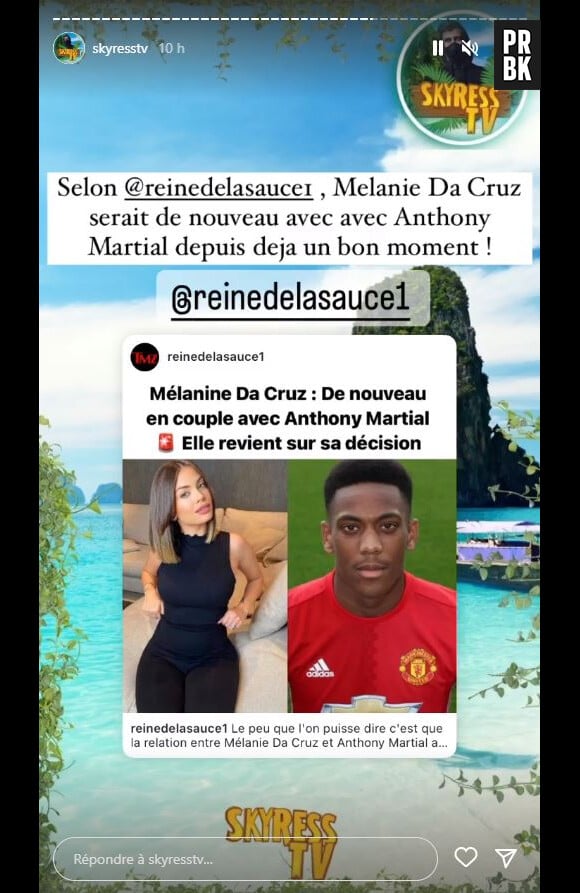 Mélanie Da Cruz et Anthony Martial de nouveau en couple ?
