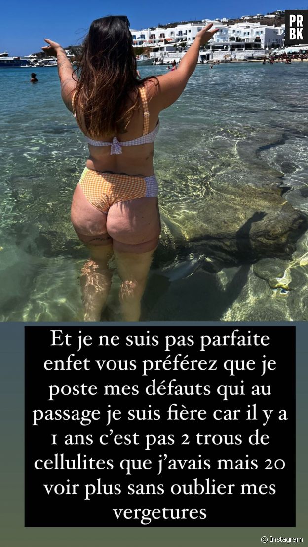 Kelly Helard répond aux internautes qui l'accusent de retoucher ses photos en stories sur Instagram