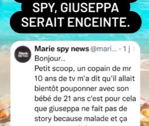D'après les rumeurs, Giuseppa serait enceinte de Paga.
