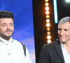 Sophie Davant, Kev Adams et Nagui - Les personnalités se mobilisent lors de la 36ème édition du Téléthon sur le plateau de France 2, avec pour parrain K.Adams, le 3 décembre 2022. © Coadic GUIREC / Bestimage  