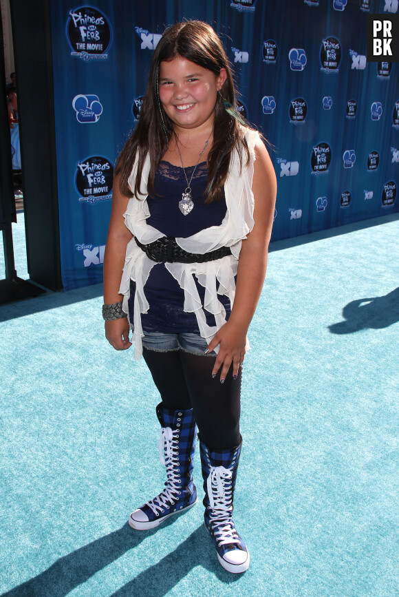 7689327 - PREMIERE DU FILM "PHINEAS & FERB : ACROSS THE 2ND DIMENSION" A HOLLYWOOD7689449 Phineas & Ferb: Across The 2nd Dimension Premiere held at El Capitan Theatre in Hollywood, California on August 3rd 2011. Madison De la Garza 