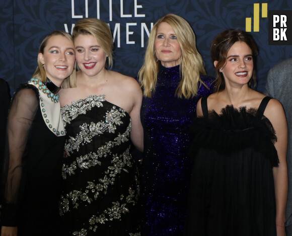 Saorise Ronan, Greta Gerwig, Laura Dern, Emma Watson, à la première de Little Women au Musée d'Art moderne à New York, le 7 décembre 2019  Guests attend the "Little Women" World Premiere held at the Museum of Modern Art. 7th december 2019 