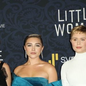 Laura Dern, Emma Watson, Florence Pugh, Eliza Scanlen et Saoirse Ronan - Les célébrités lors de l'avant-première du film 'Les Filles du docteur March' au MoMa à New York, le 7 décembre 2019.  Premiere of 'Little Women' at New York on December 7, 2019. 
